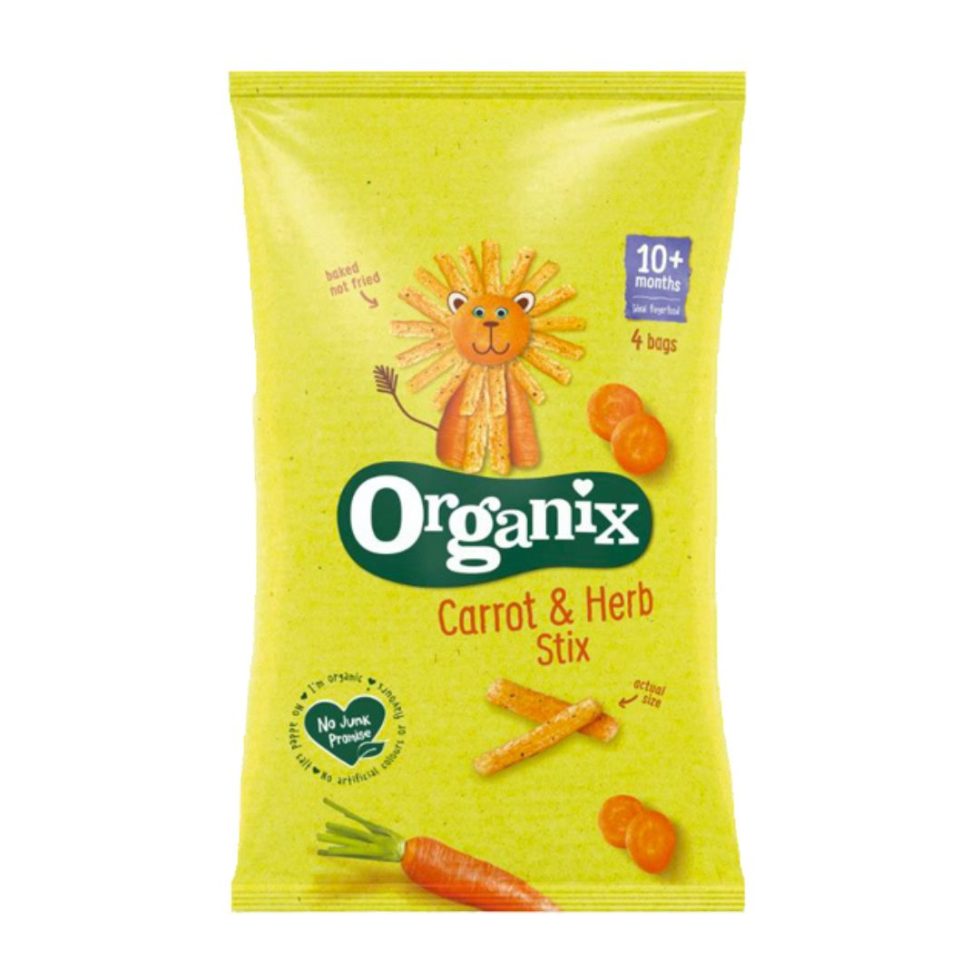 carrot snack bio kids organix