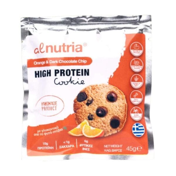 MPISKOTO PROTEINIS PORTOKALI SOKOLATA AL NUTRIA