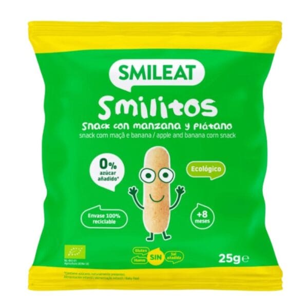 SNACK KALAMPOKIOU MHLO BANANA SMILEAT