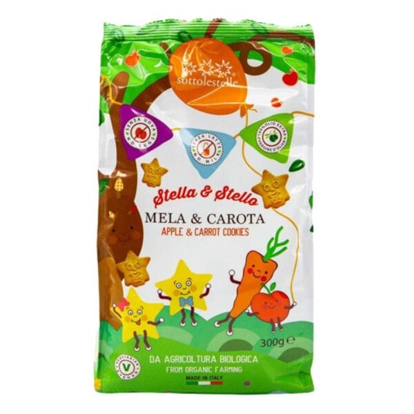 VIOLOGIKA BISKOTA MILO KAROTO SOTTOLESTELLE