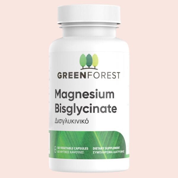 Magnesium Bisglycinate Vegan Formula 60 κάψουλες - Green Forest